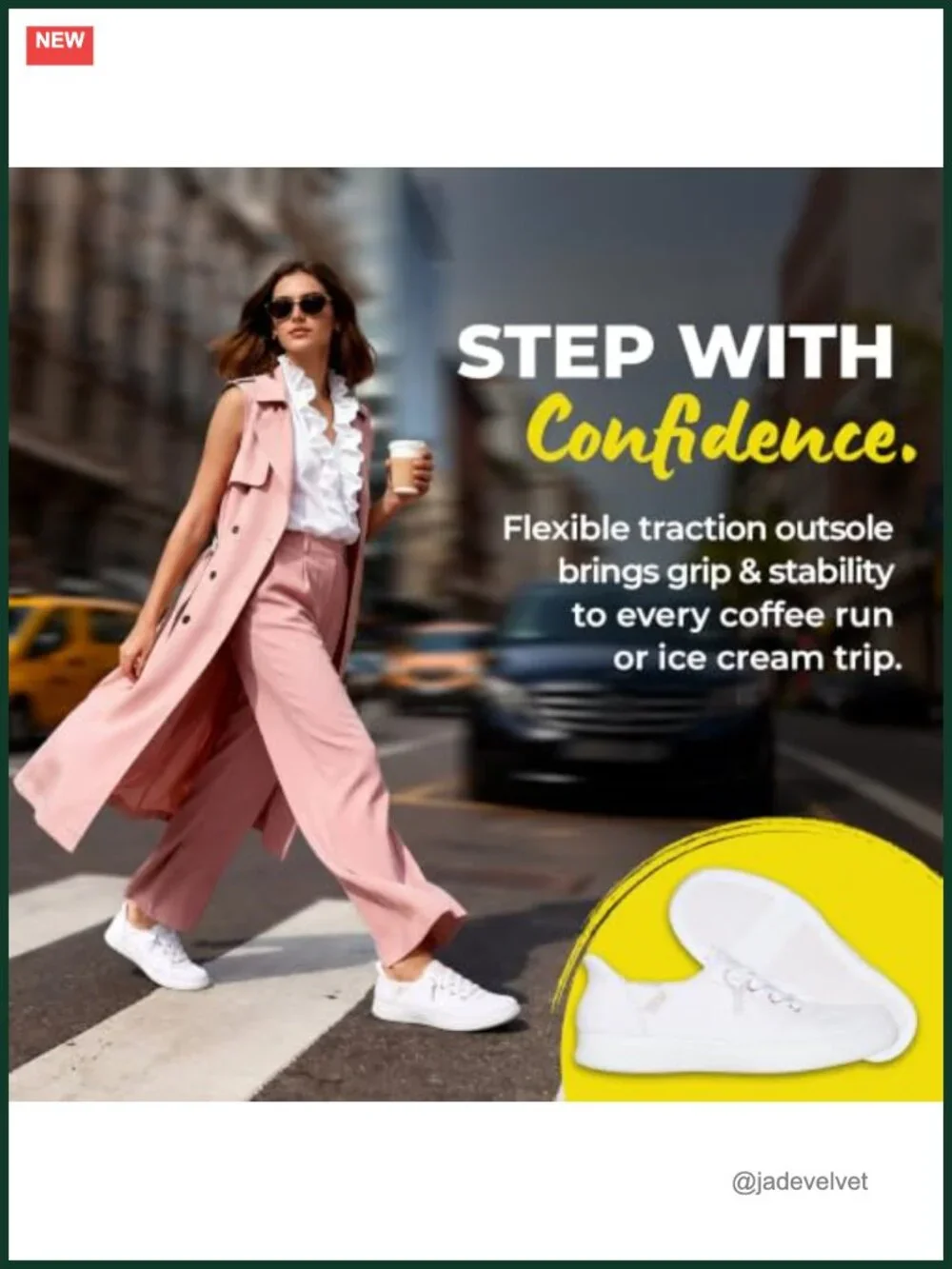 Slip-On Canvas Fashion Sneakers with Memory Foam - US Women's